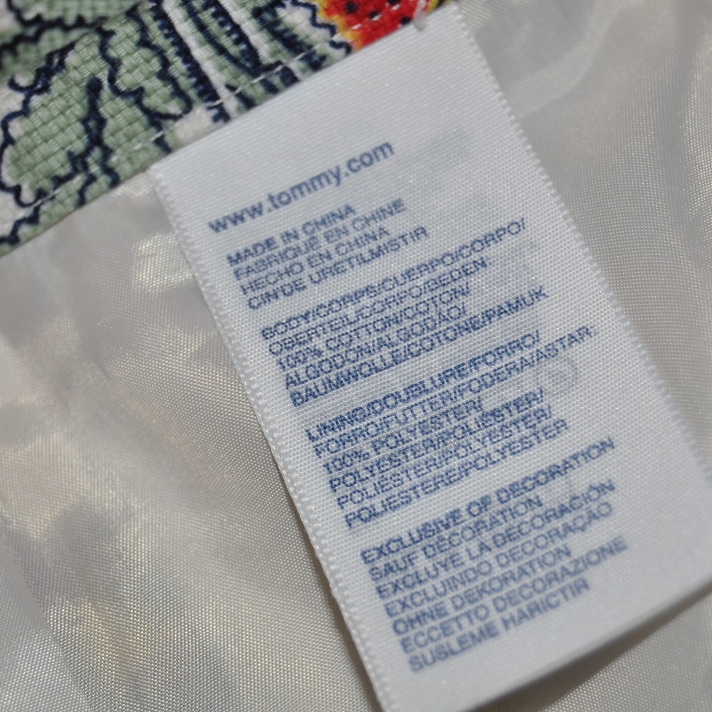 TOMMY HILFIGER Scaft Print Twill Pencil Skirt [F2] - Picture 6 of 6